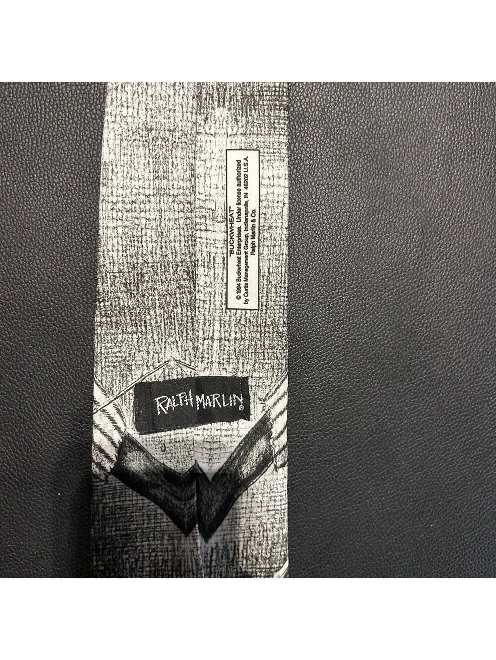 Vintage 1990s Ralph Martin Buckwheat Little Rascals Novelty Tie